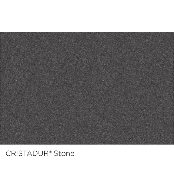 Chiuveta bucatarie Schock Waterfall D-100 Cristadur Stone 860 x 500 mm, granit, reversibila, montare pe blat, gri piatra - 1