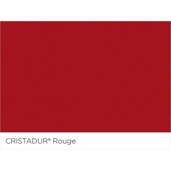 Chiuveta bucatarie Schock Waterfall D-100 Cristadur Rouge 860 x 500 mm, granit, reversibila, montare pe blat, rosu - 1