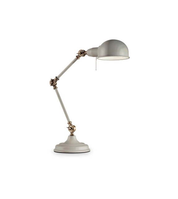 Lampa de birou TRUMAN TL1 145204 Ideal Lux, cu brat articulat, finisaj gri mat - 1