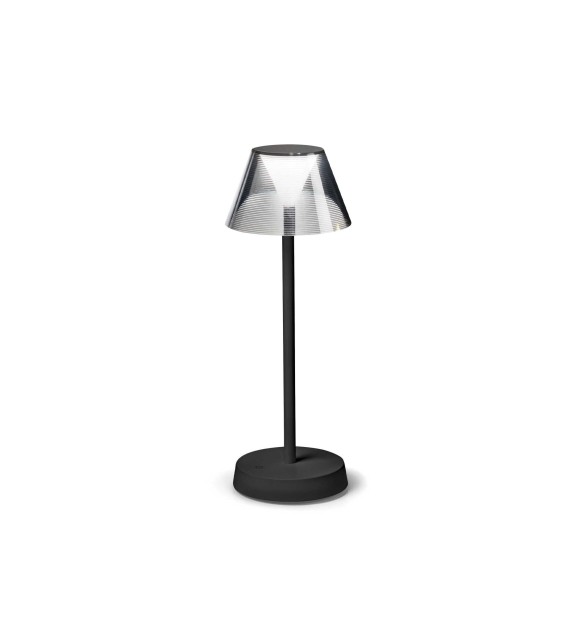 Lampa de masa LOLITA TL1 286716 Ideal Lux, LED 7W, ideala pentru terasa, finisaj negru - 1