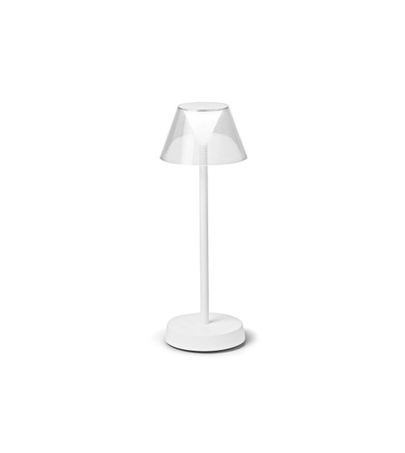 Lampa de masa LOLITA TL1 286723 Ideal Lux, LED 7W, ideala pentru terasa, finisaj alb - 1