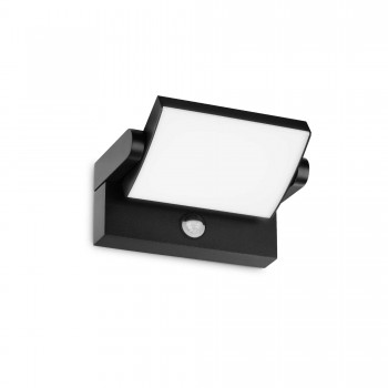 Aplica de exterior cu senzor SWIPE AP 287737 Ideal Lux, LED 21W, difuzor orientabil, finisaj negru - 1