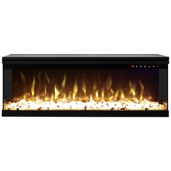 Semineu electric incorporabil HOMER 50 ArtFlame, 1270x538x270 mm, sticla securizata panoramica, cu telecomanda - 1