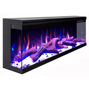 Semineu electric incorporabil HOMER 50 ArtFlame, 1270x538x270 mm, sticla securizata panoramica, cu telecomanda - 1