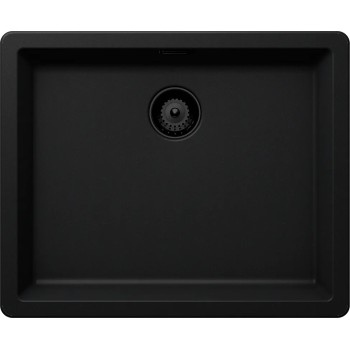 Set chiuveta Schock Greenwich N-100L 556 x 456 mm Cristadur Puro cu baterie Kavus cu cap extractibil si parti vizibile Puro - 1