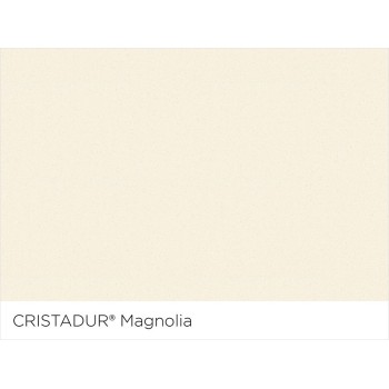 Set chiuveta bucatarie Schock Greenwich N-100L 556 x 456 mm cu baterie Schock Laios Cristadur Magnolia cu cap extractibil, crem