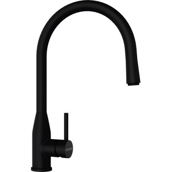 Set chiuveta Schock Greenwich N-100XL 750 x 455 mm Cristadur Puro si baterie Kavus cu cap extractibil si parti vizibile Puro - 1