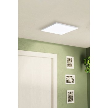 Plafoniera Eglo TURCONA-B 900703, LED 10.8W, 1300lm, 4000K, aluminiu, otel, alb - 1
