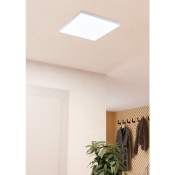 Plafoniera Eglo TURCONA-CCT 99833, LED dimabil 10.8W, 1200lm, 6500K, aluminiu, otel, alb - 1