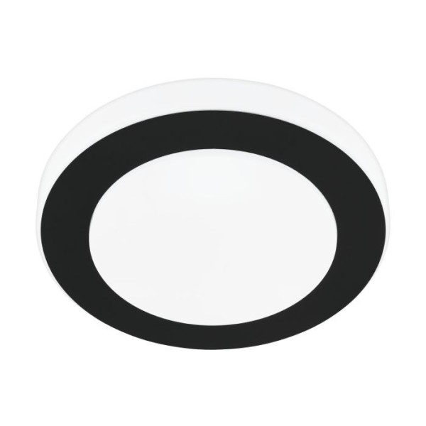 Plafoniera Eglo LED CARPI 33682, LED 3x3, 6W, 960lm, 3000K, otel, negru, plastic, alb - 1