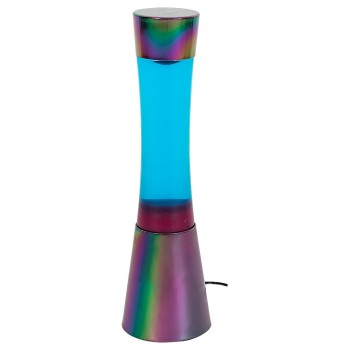 Lampa decorativa cu lava MINKA Rabalux 7028, din metal multicolor si sticla transparenta - 1