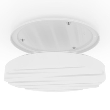 Plafoniera Eglo FERENTINO 900608, LED 19.5W, 2300lm, 3000K, otel , alb, plastic, alb - 1