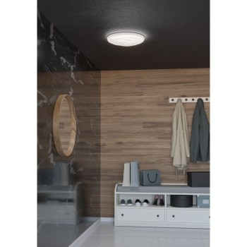 Plafoniera Eglo BATTISTONA 900606, LED dimabil 20.8W, 2500lm, 6500K, otel , alb, plastic, alb - 1