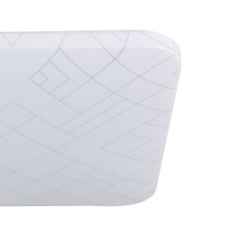 Plafoniera Eglo RENDE 900613, LED 19.5W, 2300lm, 3000K, otel , alb, plastic, argintiu - 1