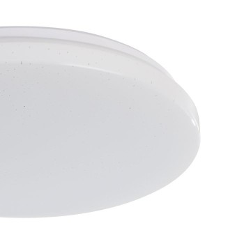 Plafoniera Eglo FRANIA-S 900619, LED 15W, 1800lm, 3000K, otel , alb, plastic, alb, cristal - 1