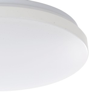 Plafoniera Eglo FRANIA-S 900363, LED 18W, 1850lm, 4000K, otel , alb, plastic, alb, cristal - 1