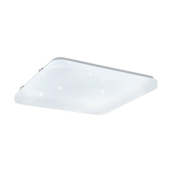 Plafoniera Eglo FRANIA-S 97882, LED 14.6W, 1600lm, 3000K, otel , alb, plastic, alb, cristal - 1