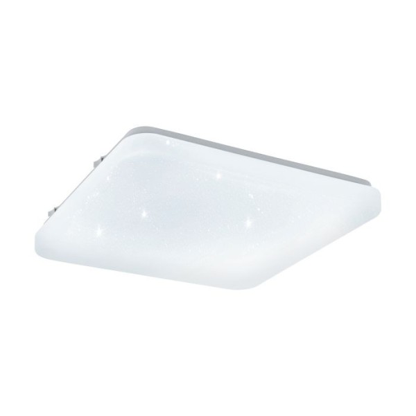 Plafoniera Eglo FRANIA-S 97881, LED 10W, 1100lm, 3000K, otel , alb, plastic, alb, cristal - 1