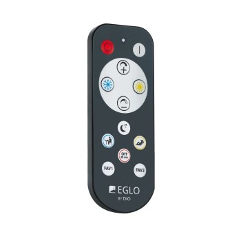 Plafoniera Eglo CALAGRANO 900602, LED dimabil 11W, 1600lm, 3000-6500K, otel, negru, plastic, alb - 1