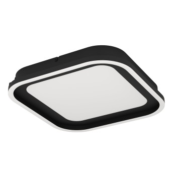 Plafoniera Eglo CALAGRANO 900602, LED dimabil 11W, 1600lm, 3000-6500K, otel, negru, plastic, alb - 1