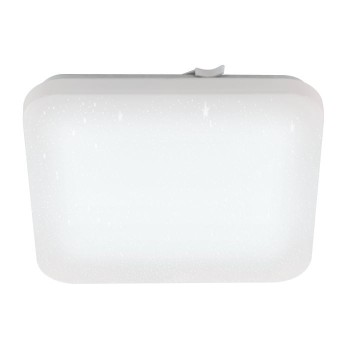 Plafoniera Eglo FRANIA-S 900364, LED 14.6W, 1600lm, 4000K, otel, plastic, alb, cristal - 1