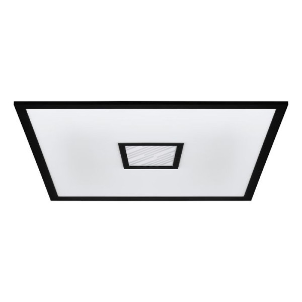Plafoniera Eglo BORDONARA 900572, LED dimabil 36W, 4900lm, 6000K, aluminiu, otel, negru, plastic, alb - 1