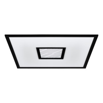 Plafoniera Eglo BORDONARA 900571, LED dimabil 21.5W, 2800lm, 6000K, aluminiu, otel, negru, plastic, alb - 1