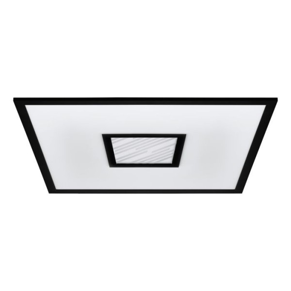 Plafoniera Eglo BORDONARA 900571, LED dimabil 21.5W, 2800lm, 6000K, aluminiu, otel, negru, plastic, alb - 1