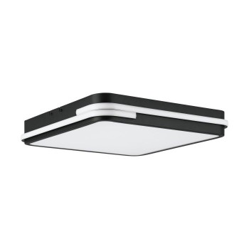 Plafoniera Eglo GENOVESE-Z 900477, LED RGB dimabil 22W, 3000lm, 6500K, aluminiu, otel, negru, plastic, alb - 1