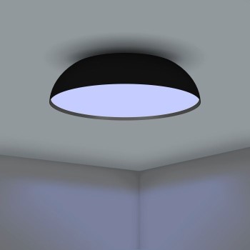 Plafoniera Eglo TOLLOS-Z 900407, LED RGB dimabil 3x11W, 3750lm, 6500K, otel, aluminiu, negru, plastic, alb - 1