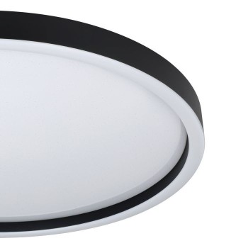 Plafoniera Eglo MONTEMORELOS-Z 900412, LED RGB dimabil 34.5W, 4100lm, 6500K, aluminiu, negru, plastic, alb - 1