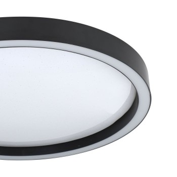 Plafoniera Eglo MONTEMORELOS-Z 900411, LED RGB dimabil 17.8W, 2150lm, 6500K, aluminiu, negru, plastic, alb - 1