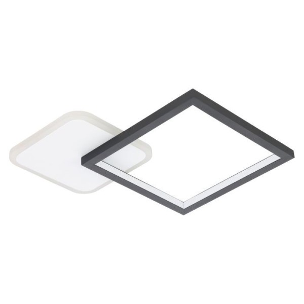 Plafoniera Eglo GAFARES 900422, LED dimabil 15W, 2100lm, 6500K, otel, aluminiu, negru, plastic, alb - 1