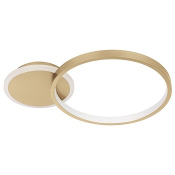 Plafoniera Eglo GAFARES 900423, LED dimabil 15W, 2100lm, 6500K, otel, aluminiu, auriu, plastic, alb - 1