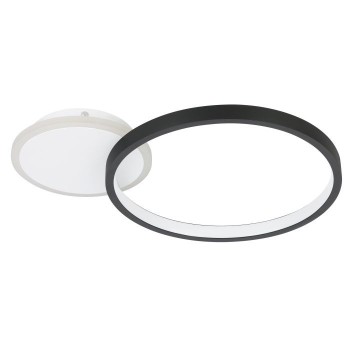 Plafoniera Eglo GAFARES 900421, LED dimabil 15W, 2100lm, 6500K, otel, aluminiu, negru, plastic, alb - 1