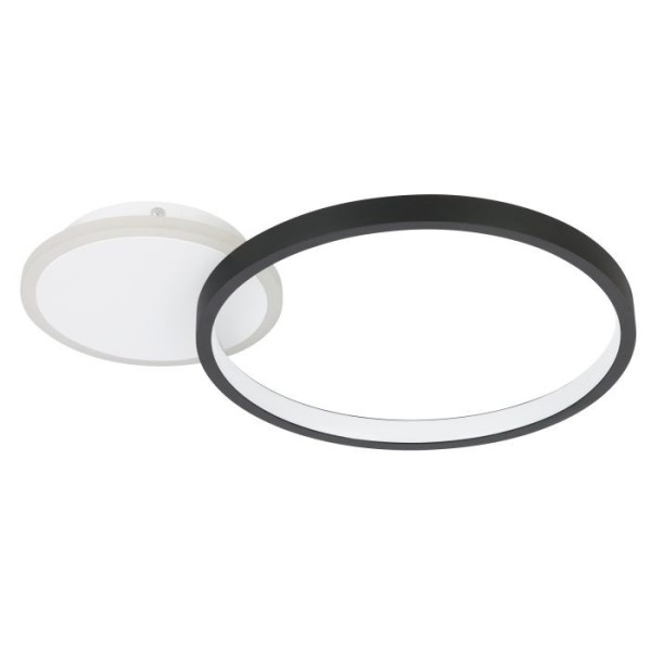 Plafoniera Eglo GAFARES 900421, LED dimabil 15W, 2100lm, 6500K, otel, aluminiu, negru, plastic, alb - 1