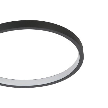 Plafoniera Eglo GAFARES 900421, LED dimabil 15W, 2100lm, 6500K, otel, aluminiu, negru, plastic, alb - 1