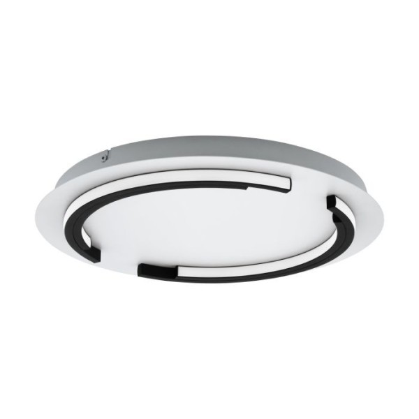 Plafoniera Eglo ZAMPOTE 900328, LED dimabil 25W, 3300lm, 3000K, otel, aluminiu, negru, plastic, alb - 1