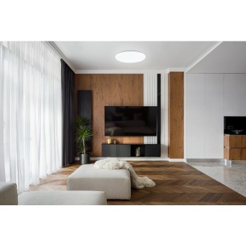 Plafoniera Eglo TOTARI-Z 900085, LED dimabil 4x11.2W, 4960lm, 6500K, otel, plastic, alb - 1