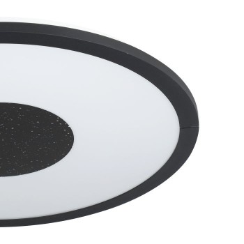 Plafoniera Eglo MARMORATA 900558, LED 18W, 2300lm, 3000K, otel, aluminiu, negru, plastic, alb - 1
