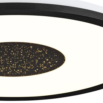 Plafoniera Eglo MARMORATA 900558, LED 18W, 2300lm, 3000K, otel, aluminiu, negru, plastic, alb - 1