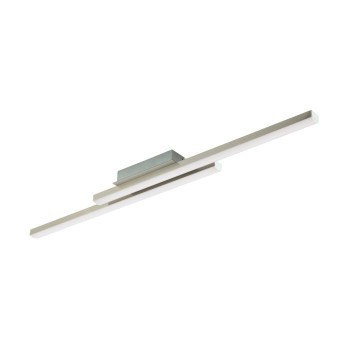 Plafoniera Eglo FRAIOLI-Z 900076, LED RGB dimabil 2x17W, 4800lm, 6500K, aluminiu, nichel satinat, plastic, alb - 1