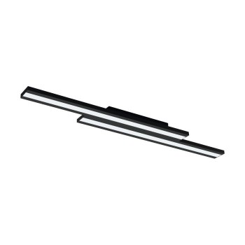 Plafoniera Eglo SALITERAS-Z 900024, LED RGB dimabil 2x10.2W, 3100lm, 6500K, otel, negru, plastic, alb - 1