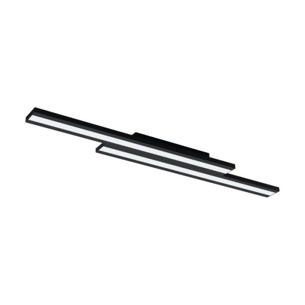 Plafoniera Eglo SALITERAS-Z 900024, LED RGB dimabil 2x10.2W, 3100lm, 6500K, otel, negru, plastic, alb - 1