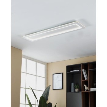 Plafoniera Eglo PADROGIANO-Z 900485, LED dimabil 43.2W, 6000lm, 6500K, otel, plastic, alb - 1