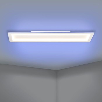 Plafoniera Eglo PADROGIANO-Z 900485, LED dimabil 43.2W, 6000lm, 6500K, otel, plastic, alb - 1