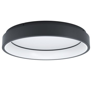Plafoniera Eglo MARGHERA-Z 900067, LED RGB dimabil 4x6.5W, 3120lm, 6500K, otel, negru, plastic, alb - 1