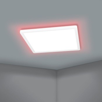 Plafoniera Eglo ROVITO-Z 900088, LED RGB dimabil 14.6W, 1700lm, 6500K, plastic, alb - 1