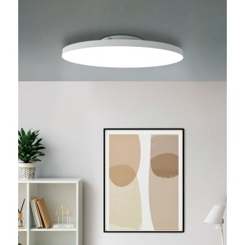 Plafoniera Eglo TURCONA-Z 900056, LED RGB dimabil 34.2W, 3980lm, 6500K, otel, aluminiu, plastic, alb - 1