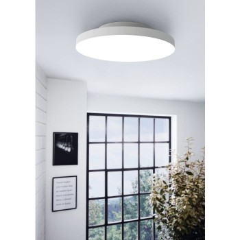 Plafoniera Eglo TURCONA-Z 900055, LED RGB dimabil 22.4W, 2490lm, 6500K, otel, aluminiu, plastic, alb - 1